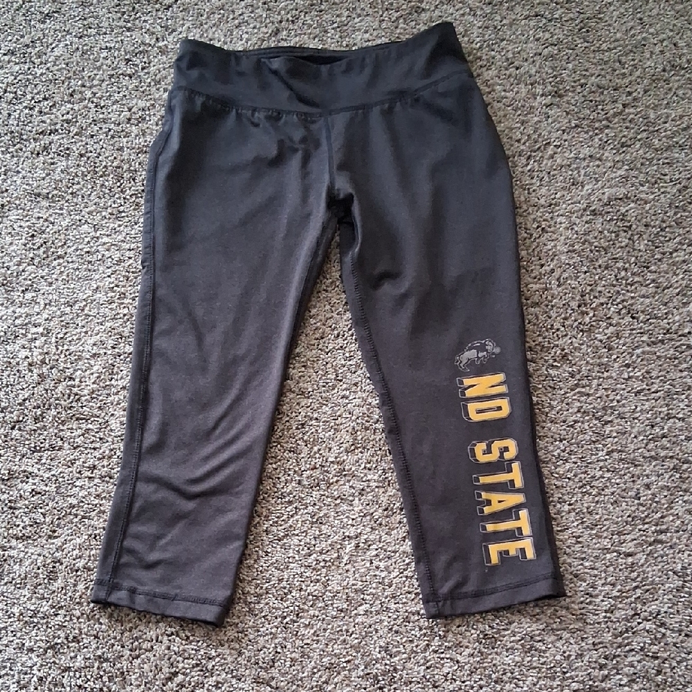 Pro Edge Kids Charcoal Leggings with ND STATE Logo